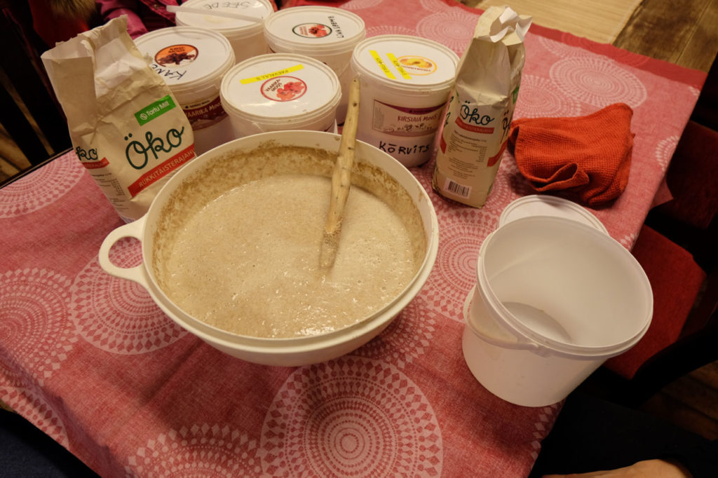 Estonian traditional bread workshop