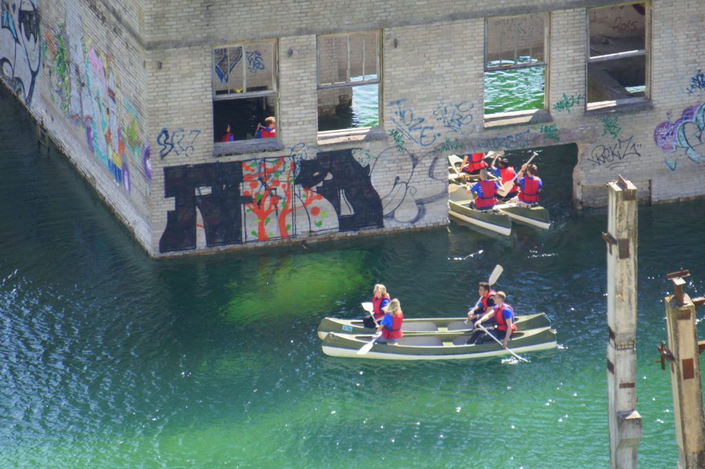 Water activities canoeing 