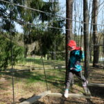 Elamustalu ronila mänguväljak taluloomad discgolfi rada