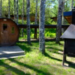 Tünnimaja Külli, soodne majutus looduses, privaatne puhkus Kallaste Turismitalus