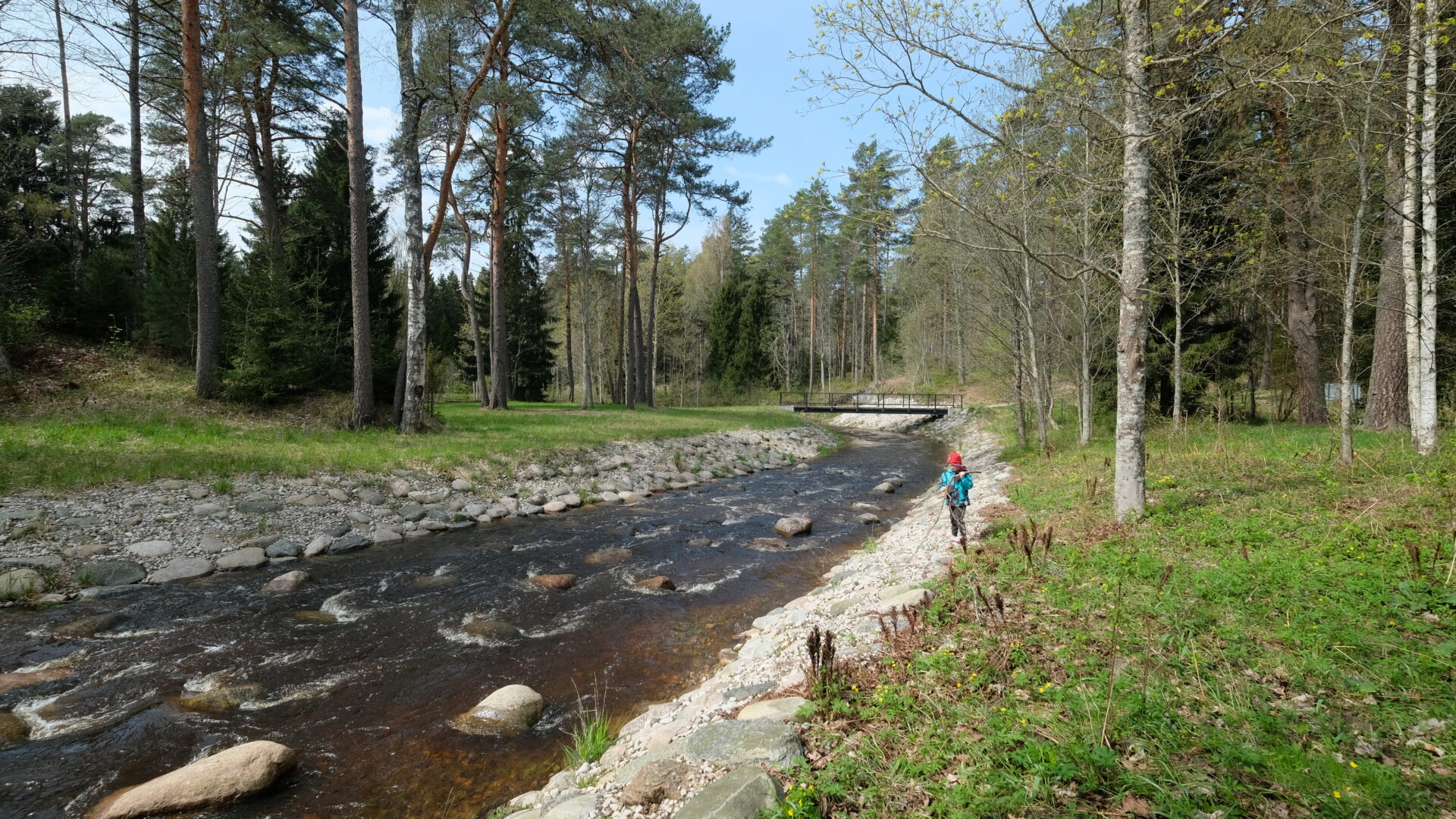 Kloostri jõgi kärestik alumine kompleks Johannes