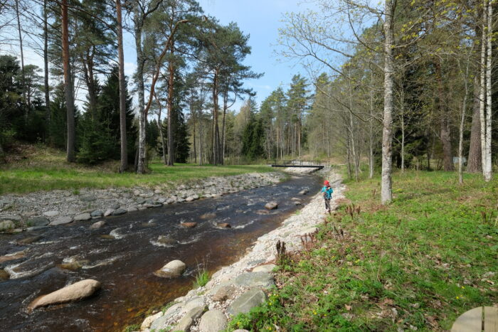Kloostri jõgi kärestik alumine kompleks Johannes