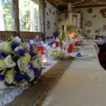 Pulmad peamaja suvesaal kamin loodusromantiline pulmalaud maalähedane tulukesed tervituslaud Kallaste Turismitalu Padisel - ärksa hingega talu Harjumaal www.kallastetalu